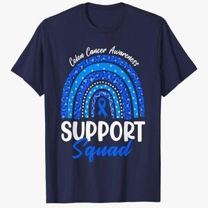 Colon Cancer Awareness Men’s Custom Graphic T shirt